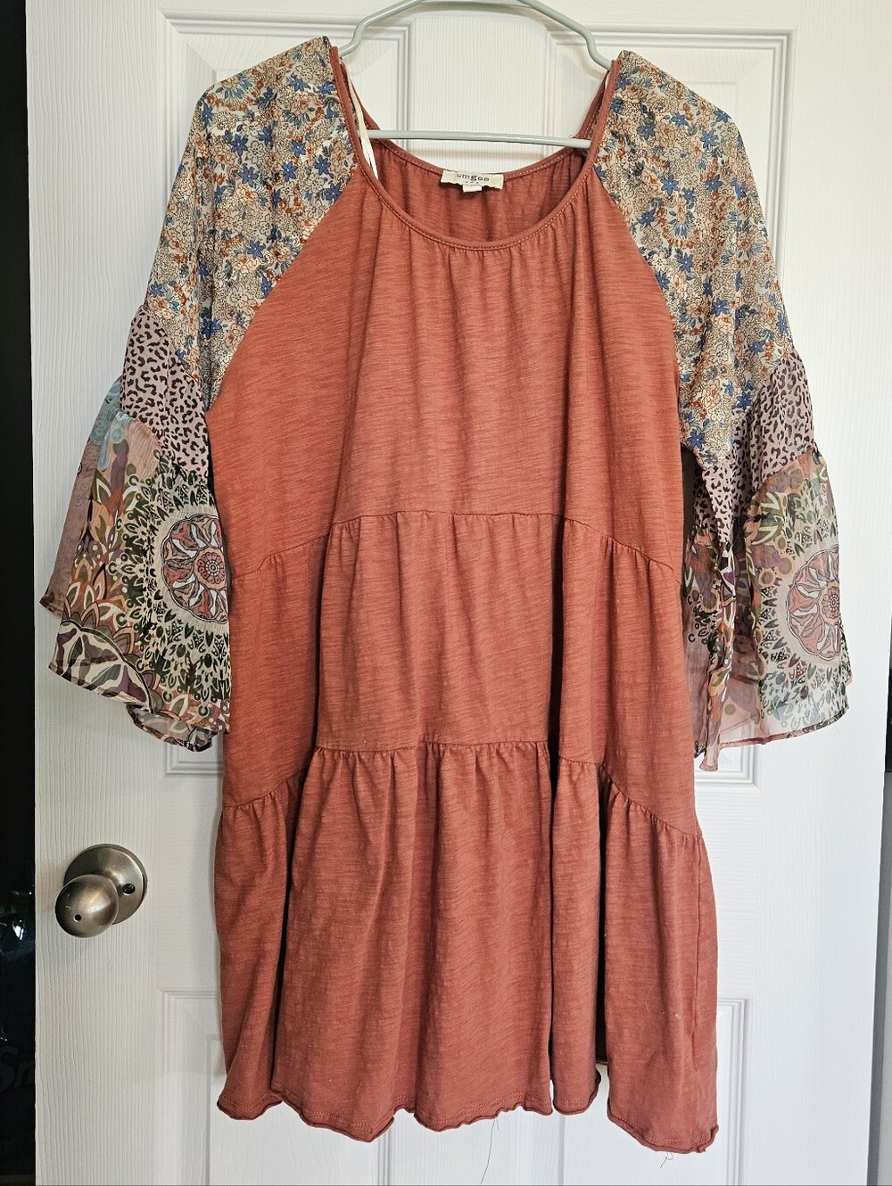 Umgee Bell Sleeve Dress
